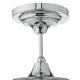 22887-003 Bathroom Polish Chrome Ceiling Lamp with Opal Glass