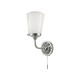 61645-003 Bathroom Polished Chrome and Opal Glass Wall Lamp 61645-003 Bathroom Polished Chrome and Opal Glass Wall Lamp