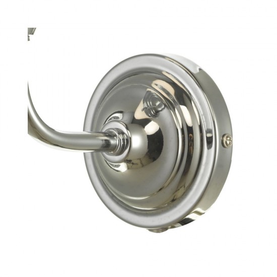 61645-003 Bathroom Polished Chrome and Opal Glass Wall Lamp 61645-003 Bathroom Polished Chrome and Opal Glass Wall Lamp