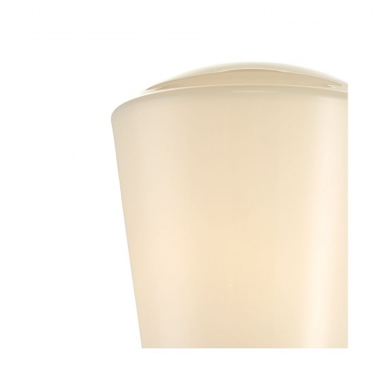 61646-003 Bathroom Antique Brass and Opal Glass Wall Lamp 61646-003 Bathroom Antique Brass and Opal Glass Wall Lamp