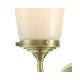 61646-003 Bathroom Antique Brass and Opal Glass Wall Lamp 61646-003 Bathroom Antique Brass and Opal Glass Wall Lamp