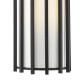 74754-003 Matt Black Wall Lamp with Ivory Linen Shade