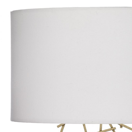 51997-003 Gold Wall Lamp with Ivory Shade 51997-003 Gold Wall Lamp with Ivory Shade