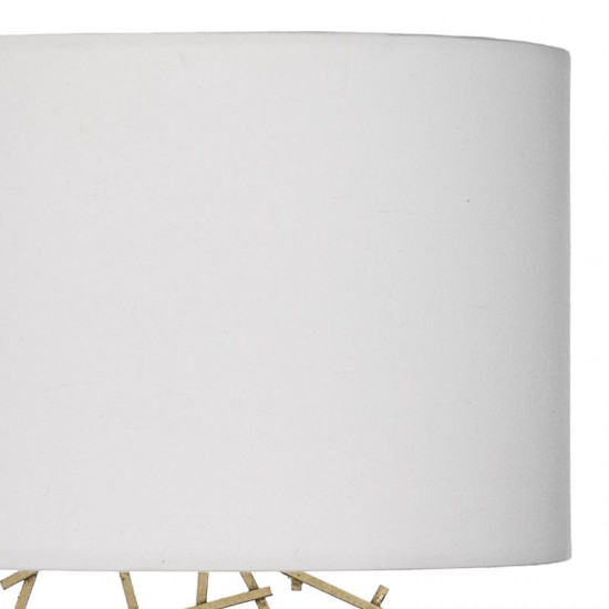 51997-003 Gold Wall Lamp with Ivory Shade 51997-003 Gold Wall Lamp with Ivory Shade