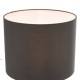 74561-003 Grey Small Table Lamp with Grey Cotton Shade