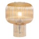 74774-003 Amber Ribbed Glass Table Lamp