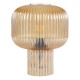 74774-003 Amber Ribbed Glass Table Lamp