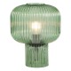 74788-003 Green Ribbed Glass Table Lamp