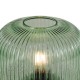 74788-003 Green Ribbed Glass Table Lamp