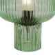 74788-003 Green Ribbed Glass Table Lamp