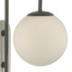 52014-003 Bathroom Marble Wall Lamp with White Globe