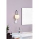 52014-003 Bathroom Marble Wall Lamp with White Globe