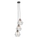 52015-003 Black & Copper 3 Light Cluster Pendant 52015-003 Black & Copper 3 Light Cluster Pendant