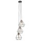 52015-003 Black & Copper 3 Light Cluster Pendant 52015-003 Black & Copper 3 Light Cluster Pendant