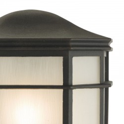52281-003 Outdoor Black Lantern Wall Lamp
