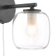 74779-003 Black Wall Lamp with Double Glass IP44