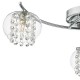 22917-003 Chrome 3 Light Centre Fitting with Clear Glass & Crystal 22917-003 Chrome 3 Light Centre Fitting with Clear Glass & Crystal