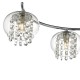 22918-003 Chrome 6 Light Centre Fitting with Clear Glass & Crystal 22918-003 Chrome 6 Light Centre Fitting with Clear Glass & Crystal