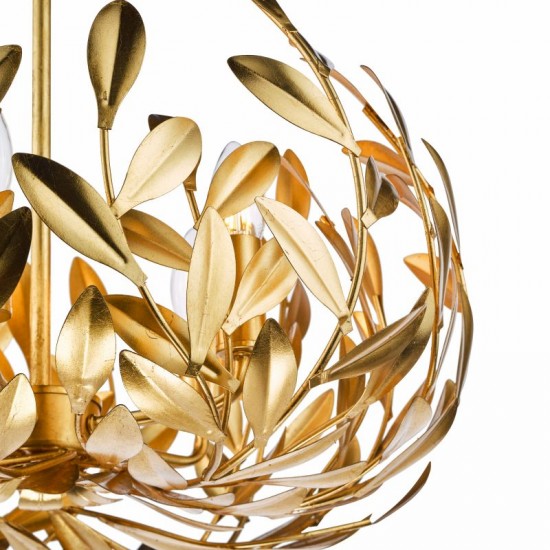 74786-003 Gold 5 Light Centre Fitting