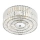 4765-003 Chrome 4 Light Ceiling Lamp with Crystal