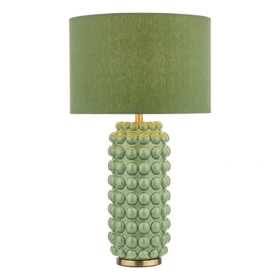 67924-003 Green Ceramic Table Lamp