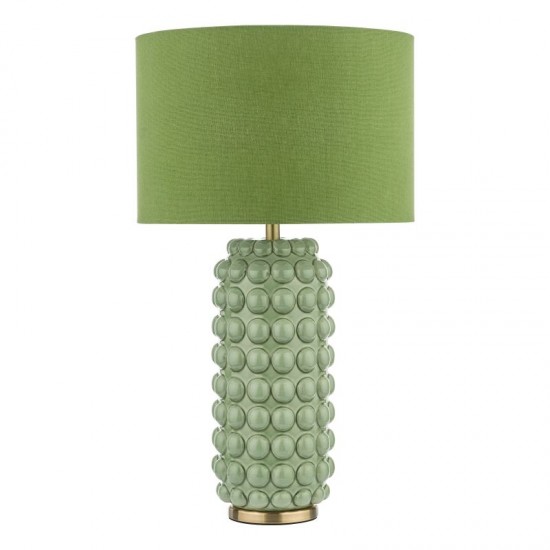 67924-003 Green Ceramic Table Lamp