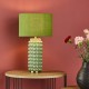 67924-003 Green Ceramic Table Lamp