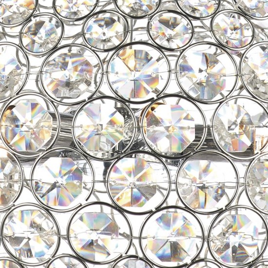 4830-003 Chrome 5 Light Pendant with Crystal Ball 4830-003 Chrome 5 Light Pendant with Crystal Ball