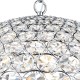 4831-003 Chrome 8 Light Pendant with Crystal Ball 4831-003 Chrome 8 Light Pendant with Crystal Ball