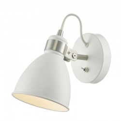 22943-003 White & Brushed Nickel Spotlight