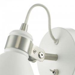 22943-003 White & Brushed Nickel Spotlight