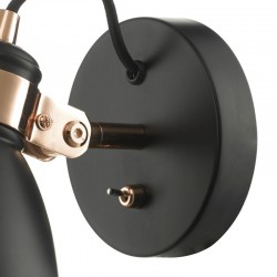 22944-003 Black & Polished Copper Spotlight