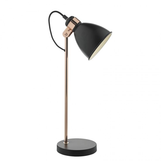 22947-003 Black & Copper Desk Lamp