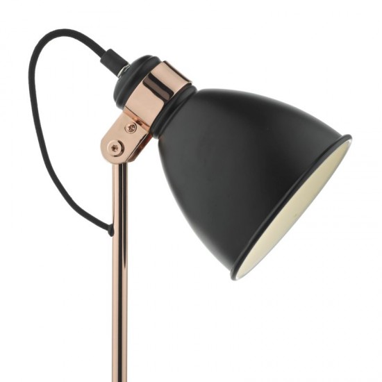 22947-003 Black & Copper Desk Lamp