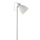 22948-003 White & Satin Chrome Floor Lamp