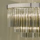 22961-003 Chrome 5 Light Pendant with Smoked Glass Rods 22961-003 Chrome 5 Light Pendant with Smoked Glass Rods