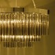 22961-003 Chrome 5 Light Pendant with Smoked Glass Rods 22961-003 Chrome 5 Light Pendant with Smoked Glass Rods