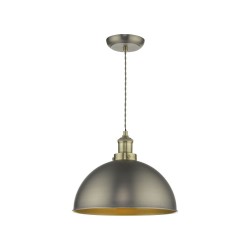 61684-003 Antique Brass & Chrome Pendant 61684-003 Antique Brass & Chrome Pendant