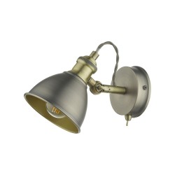 61686-003 Antique Brass & Chrome Spotlight 61686-003 Antique Brass & Chrome Spotlight