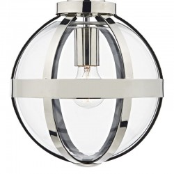 32204-003 Polish Nickel Pendant with Clear Glass Globe 32204-003 Polish Nickel Pendant with Clear Glass Globe