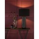 79690-003 Black Ceramic Table Lamp with Black Linen Shade