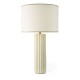 79692-003 Taupe Ceramic Table Lamp with White Shade