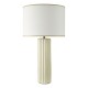 79692-003 Taupe Ceramic Table Lamp with White Shade