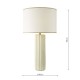 79692-003 Taupe Ceramic Table Lamp with White Shade