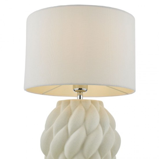 71186-003 Decorative Table Lamp with White Shade
