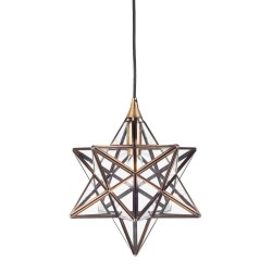 52063-003 Antique Brass Star Pendant 52063-003 Antique Brass Star Pendant