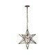 52297-003 Antique Brass Star Pendant