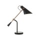61695-003 Antique Copper & Black Desk Lamp