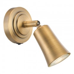 79707-003 Aged Brass Single Spotlight