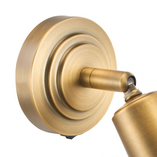 79707-003 Aged Brass Single Spotlight